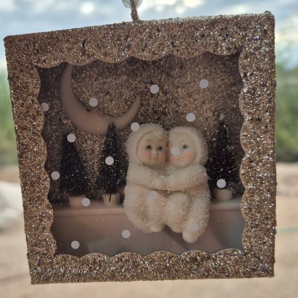 Dept 56 Snow Babies Dream Glitter Shadow Box Ornament - Picture 15 of 16